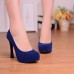 Women's Heels Leatherette Office & Career / Dress / Casual Stiletto Heel Others Black / Blue / Red