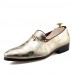 Men's Oxfords Wedding/Party & Evening/Casual Fashion Leather Shoes Black/Gold/Silver 38-43  