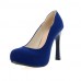 Women's Heels Leatherette Office & Career / Dress / Casual Stiletto Heel Others Black / Blue / Red