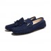 Leather Office & Career / Casual Loafers Office & Career / Casual Flat Heel Yellow / Gray / Navy  