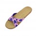 Unisex Slippers & Flip-Flops Summer Slingback Polyester Casual Flat Heel Others Blue / Brown / Purple / Fuchsia Others