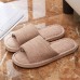 Women's Slippers & Flip-Flops Summer Slingback Linen Casual Flat Heel Others