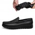 Leather Casual Loafers Casual Slip-on Black / Brown  