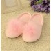 Women's Winter Round Toe / Slippers Cashmere Outdoor / Casual Flat Heel Pink / Purple