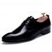 Men's Shoes Leatherette Casual Oxfords Casual Low Heel Lace-up Black / Red / Gold / Navy  