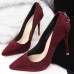 Women's Spring / Summer / Fall / Winter Heels Suede Dress / Casual / Party & Evening Stiletto HeelBlack / Blue / Green / Red / Khaki /