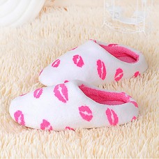 Women's Slippers & Flip-Flops Winter Slippers / Round Toe Fleece Casual Flat Heel Others Others