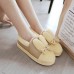 Women's Slippers & Flip-Flops Winter Slippers Customized Materials Casual Flat Heel Others Blue / Yellow