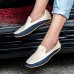 Casual  Loafers Blue/White  