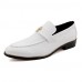 Office & Career / Party & Evening / Casual Leather Loafers Black / White / Burgundy  