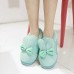 Women's Slippers & Flip-Flops Winter Slippers Customized Materials Casual Flat Heel Others Blue / Yellow