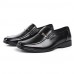 Leather / Leatherette Casual Loafers Casual Flat Heel Black  