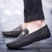 Casual  Loafers Black / White / Gold  