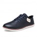 Men's Shoes PVC Outdoor / Office & Career / Casual Oxfords Outdoor / Office & Career / Casual Flat Heel Black / Blue / White  