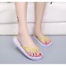 Women's Summer Open Toe / Slippers Synthetic Outdoor / Casual Flat Heel Purple