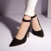 Women's Shoes Heel Heels / Pointed Toe Heels Office & Career / Dress / Casual Black / Blue / Burgundy